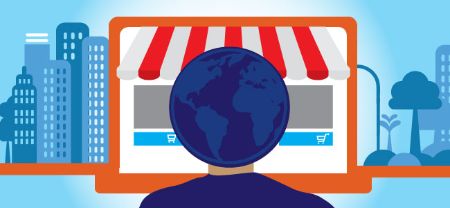 website-vs-bricks-and-mortar_blog-image 24/7 Global Reach